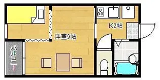 MOON下到津 C棟【2階】の間取り