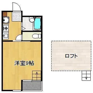 MOON下到津 D棟【2階】の間取り
