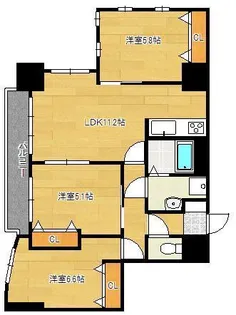 MDIロイヤルレジデンス大手町【3階】の間取り