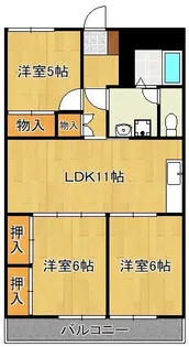 グレイスコート篠崎【2階】の間取り