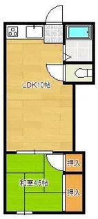 篠崎ハイツ【2階】の間取り