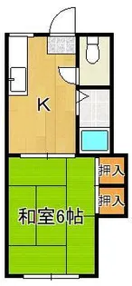 シティベール大永【2階】の間取り