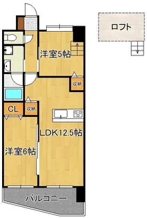 フェリーチェ中井けやき通り【6階】の間取り
