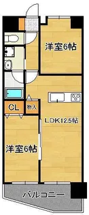 フェリーチェ中井けやき通り【2階】の間取り