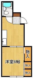 ハイツ清水【4階】の間取り