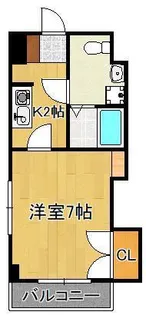 メゾンブリアント【3階】の間取り