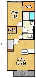 エトワール中井【3階】の間取り