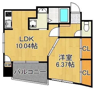 PIAGET【2階】の間取り