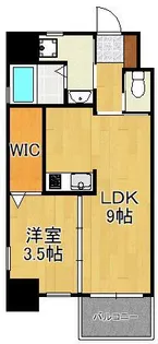 アベニュー小倉ウエスト【5階】の間取り