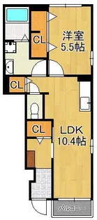 サン フォレスト【1階】の間取り