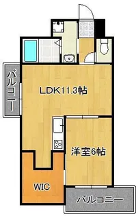 アヴァンセ井堀【1階】の間取り