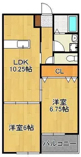 R’s Residence愛宕【3階】の間取り