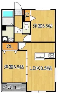 高峰第6晴和ビル【1階】の間取り