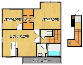 ボヌール【2階】の間取り