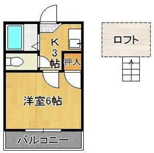 ドエル・ミツバ緑ヶ丘A棟【1階】の間取り