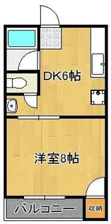 グレイスコート井掘【1階】の間取り