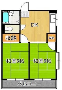シャトレ金鶏Ⅱ【4階】の間取り