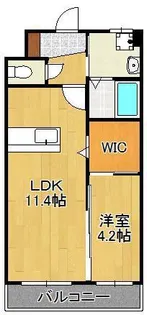 ギャラン竪町【14階】の間取り