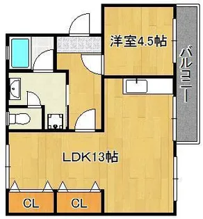 祥和ハイツ【3階】の間取り