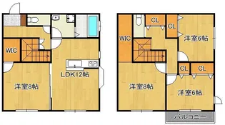 アクロコテージ汐入【1階】の間取り