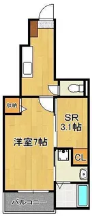エクスクルーシブI【1階】の間取り