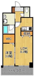 ラファエロ【3階】の間取り