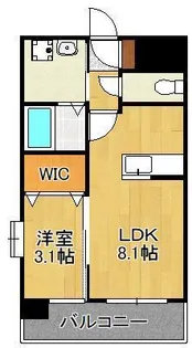 U’s Residence木町【3階】の間取り