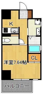 studie KOKURA NORTH【3階】の間取り