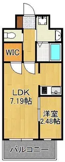 1LDKの間取り画像