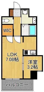 1LDKの間取り画像