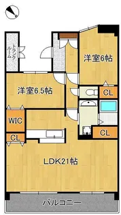 グランドパレスロイヤルコート大手町 813号室【8階】の間取り