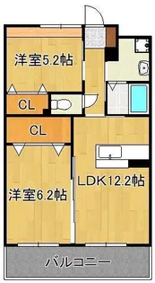 GRACEFUL中井【5階】の間取り