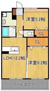 GRACEFUL中井【4階】の間取り