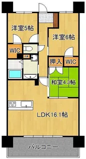 グランドパレス大手町公園 303号室【3階】の間取り