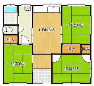 小森アパート【1階】の間取り