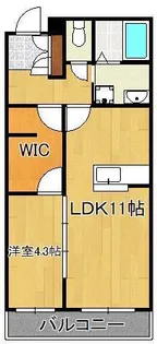 シャーメゾン優蒼の杜 壱番館【3階】の間取り