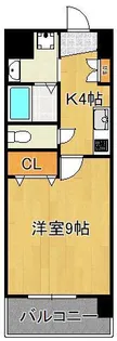 DAIMON HILLS勝山公園【7階】の間取り