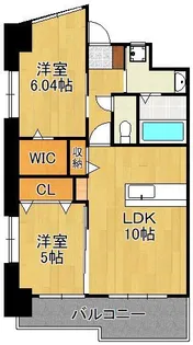 ギャラクシー西小倉【10階】の間取り