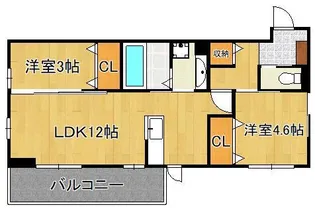 KURASU+【2階】の間取り
