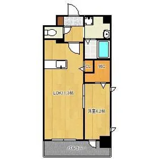 Prosperer大手町【6階】の間取り