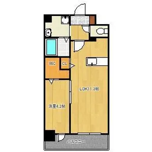Prosperer大手町【2階】の間取り