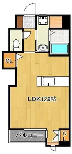 LUMINOUS AI清水【7階】の間取り