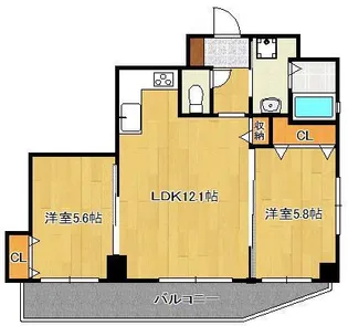 ル・シエル【8階】の間取り