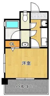 ロマネスク下到津 203号室【2階】の間取り