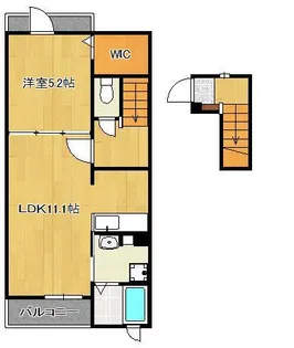 ラ・グリシーヌ【2階】の間取り