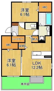 La Maison NAKAI【1階】の間取り