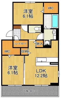 La Maison NAKAI【3階】の間取り