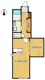 SUN VIA 下到津【1階】の間取り