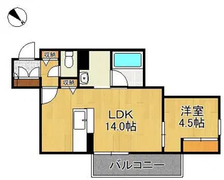 vivace日明【3階】の間取り