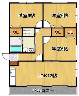 3LDKの間取り画像